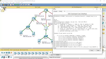 Configurar OSPF en cisco packet tracer