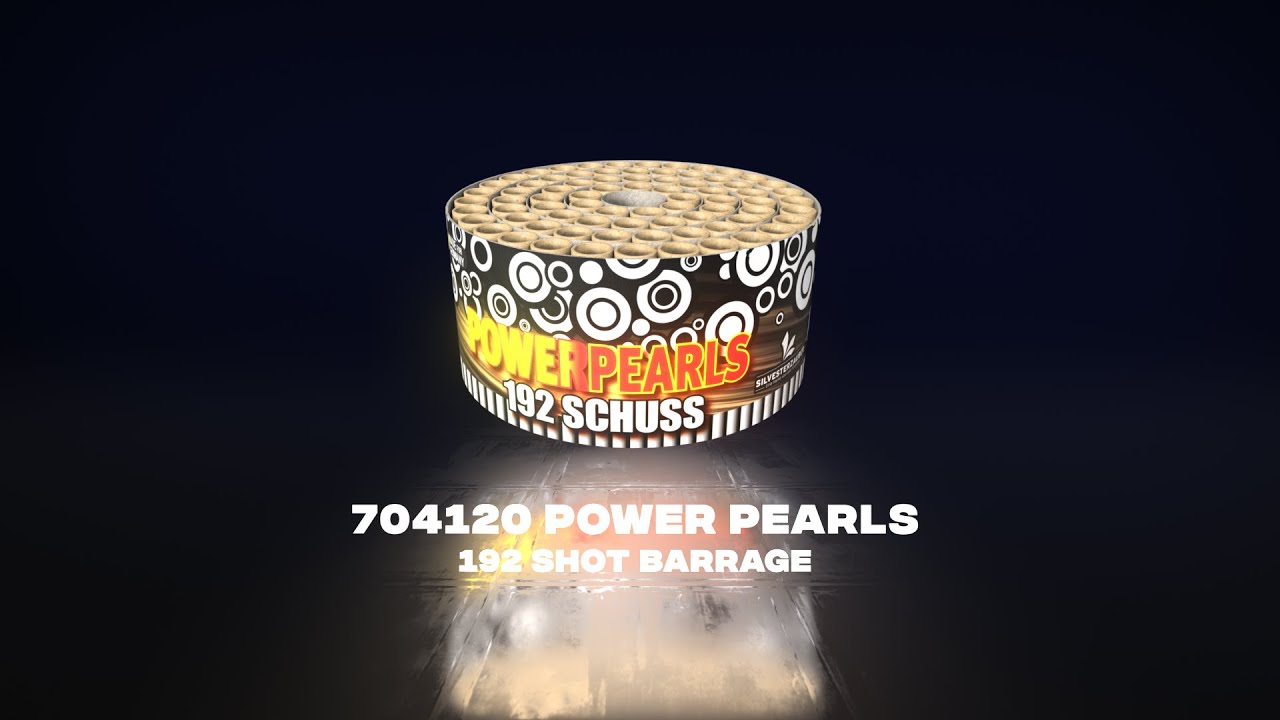 Bright Star Fireworks - 704120 Power Pearls 192 Shot Barrage