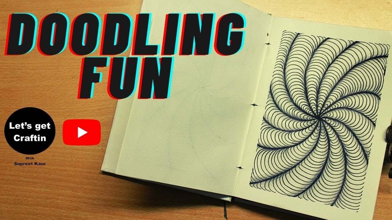 Doodle Art For Beginners !! | DRAW WITH ME | STEP BY STEP | DOODLE ART ...