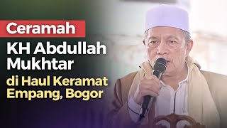Ceramah Abuya KH. Abdullah Mukhtar di HAUL Keramat Empang Bogor, 2024 | Nabawi TV