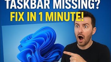 🖥️ Windows 11 Taskbar Not Visible? Here’s the Easy Fix! | @withNewTech