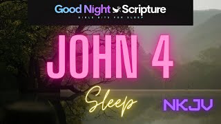 John 4 | Bible Stories Sleep | 4K Ambient Rain | NKJV | Soothing Sounds | ASMR | Meditation |
