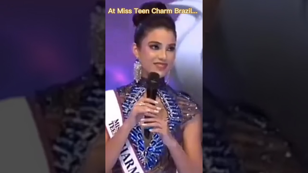 Miss Teen Charm Brazil Passes Out Live!