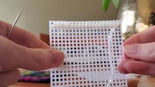 Plastic Canvas Coaster: Step 1- Unit 2 Clothing