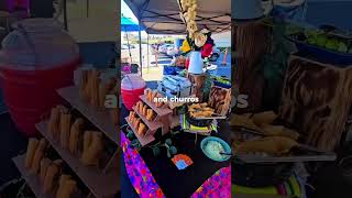 From San Diego to Los Angeles — appetizers, taco buffet, and churros for dessert. 🤍