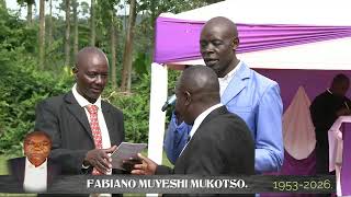 IN LOVING MEMORY OF FABIANO MUYESHI MUKOTSO 1953-2026