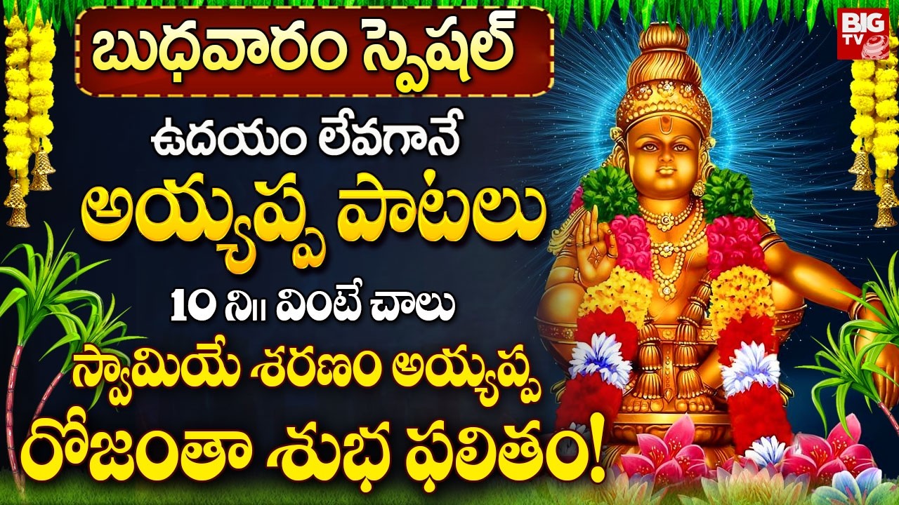 అయ్యప్ప పాటలు ఉదయాన్నే వింటే… రోజు మొత్తం శుభం! | Ayyappa Swamy Songs In Telugu | Devotional Songs