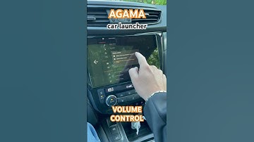 AGAMA car launcher: volume control settings #sinosmart #androidauto