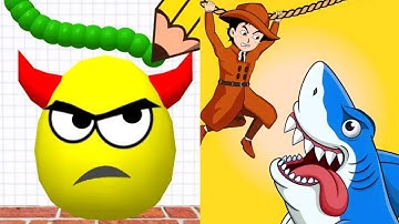 Draw To Smash Logic Puzzle VS Save Detectives Satisfying ASMR Gameplay (Android, ios) (New Update)