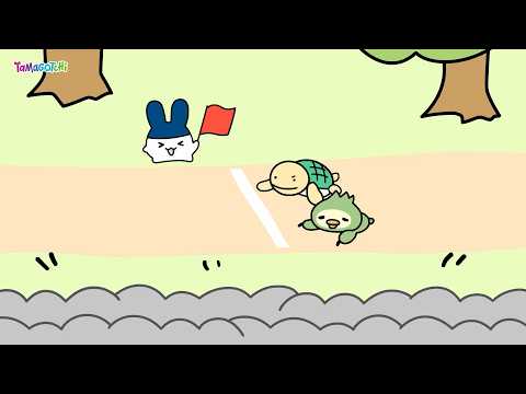 【たまごっち公式】#109 最遅勝負！ なまけもっちとカメっち！