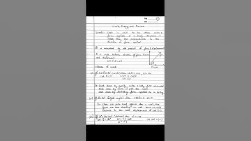 Class 11 physics | Work, energy and power handwritten notes | JEE | NEET | CBSE | NCERT | BOARD EXAM