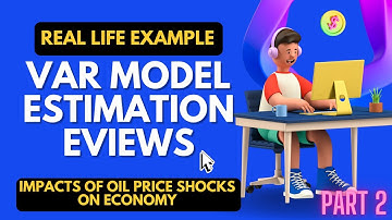 Estimate & Interpret Structural Vector Autoregressive (SVAR) in Eviews | Real Life Example (Part 2)