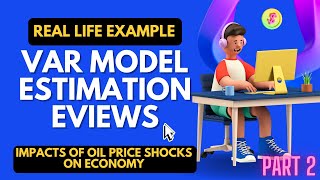 Estimate & Interpret Structural Vector Autoregressive (SVAR) in Eviews | Real Life Example (Part 2) Net Worth