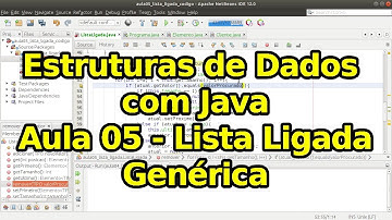 Aula 05 - Lista Ligada genérica - Estruturas de Dados com Java