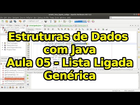 Aula 05 - Lista Ligada genérica - Estruturas de Dados com Java