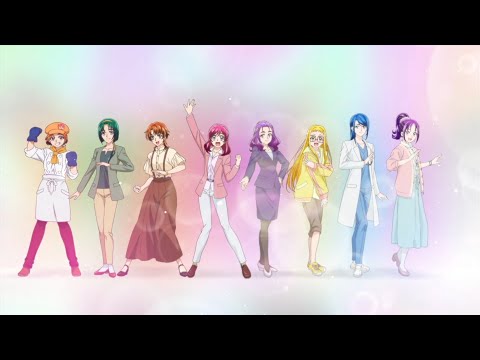 1080p Precure Kibou No Chikara Otona Precure 2 3 ED Creditless 