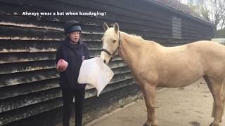 How to apply a stable bandage