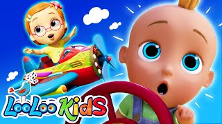 🚗🌈 Vehicles & Color Song by LooLoo Kids 👶 | Fun Nursery Rhymes Adventure! 📺🎨 - Baby Songs
