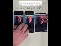 AI elimination display of different brands of mobile phones