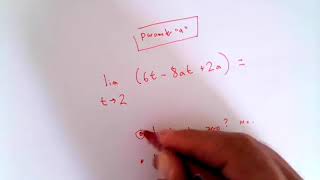 Evaluating a Limit that Involves Parameters