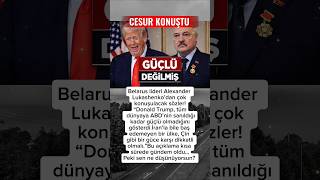 ABD O Kadar Güçlü Değil mi?” #abd #trump #belarus