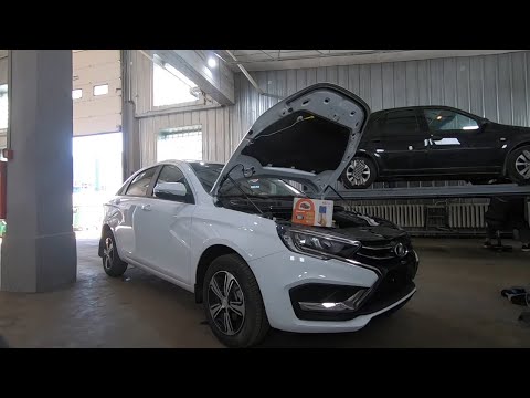 Установка сигнализации с автозапуском StarLine А93 на Lada Vesta NG 2024