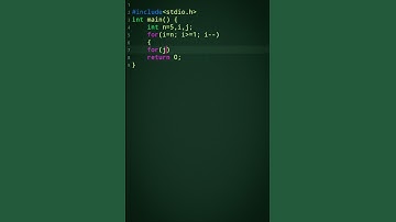 #121 C pattern programming👨‍🏫📓 C language tutorial for beginners#shorts #coding