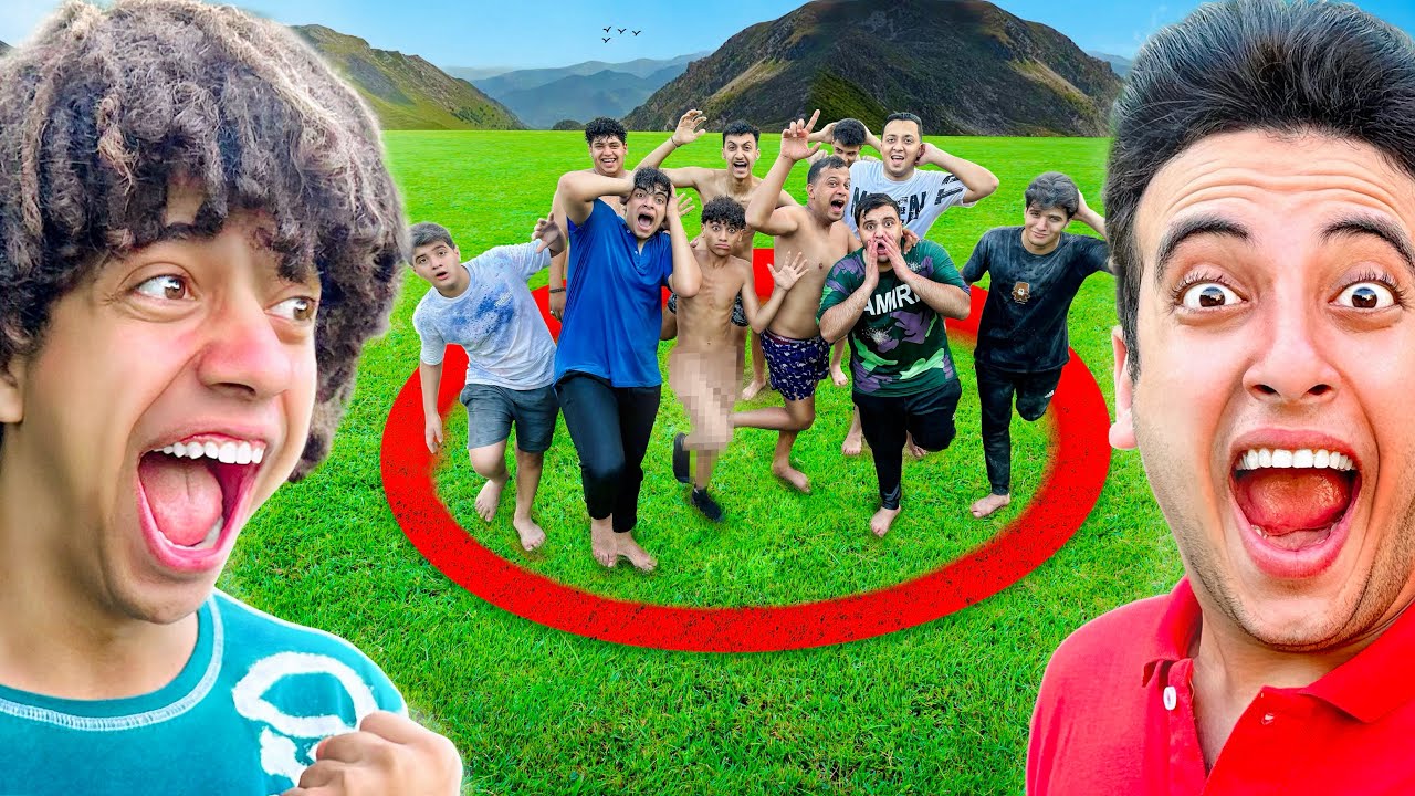 تحدي أخر واحد يطلع من الدائرة ياخذ 50,000 😱 الحسن والقيصر مقلبو شاور  !! 😂💔