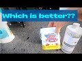 Real POOP test Who will WIN!  /Happy Camper or Unique / Best black tank cleaner