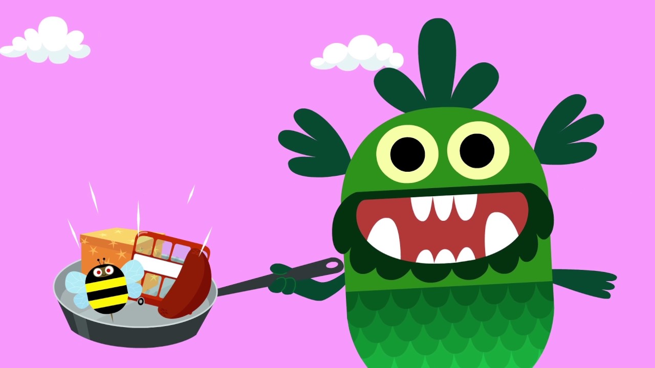 Crazy Stir-Fry 'b' phonics song: See it and say it games people play