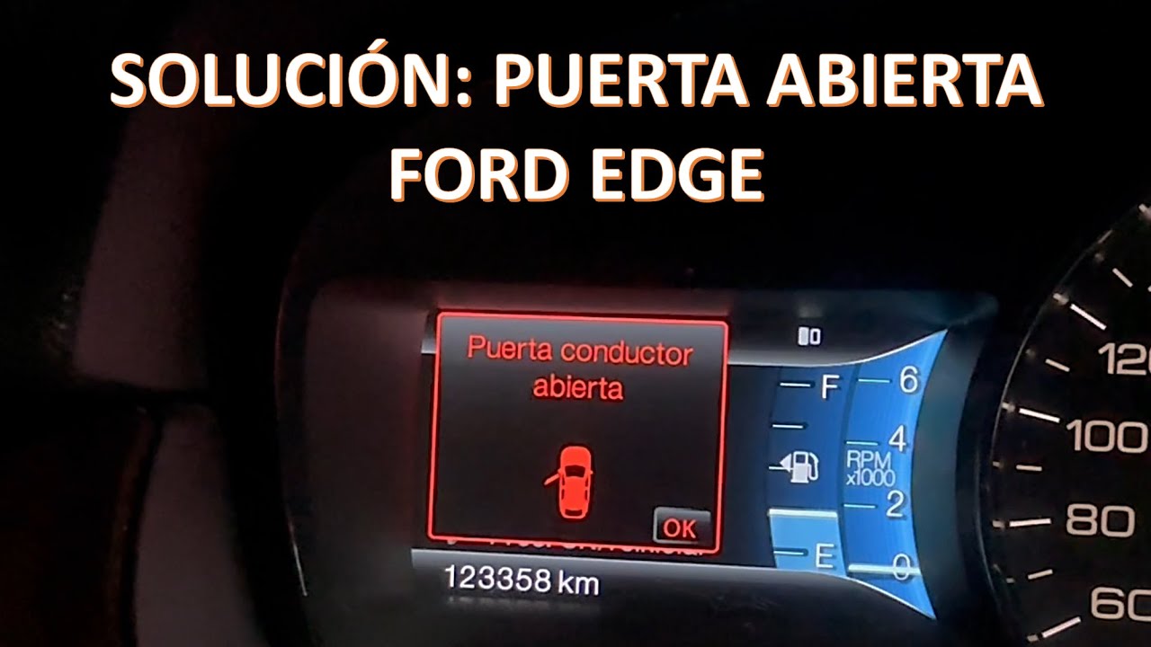 Puerta abierta / Limpieza Puertas en Vehiculos FORD