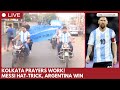 Kolkata prayers answered as Messi hat-trick powers Argentina to victory