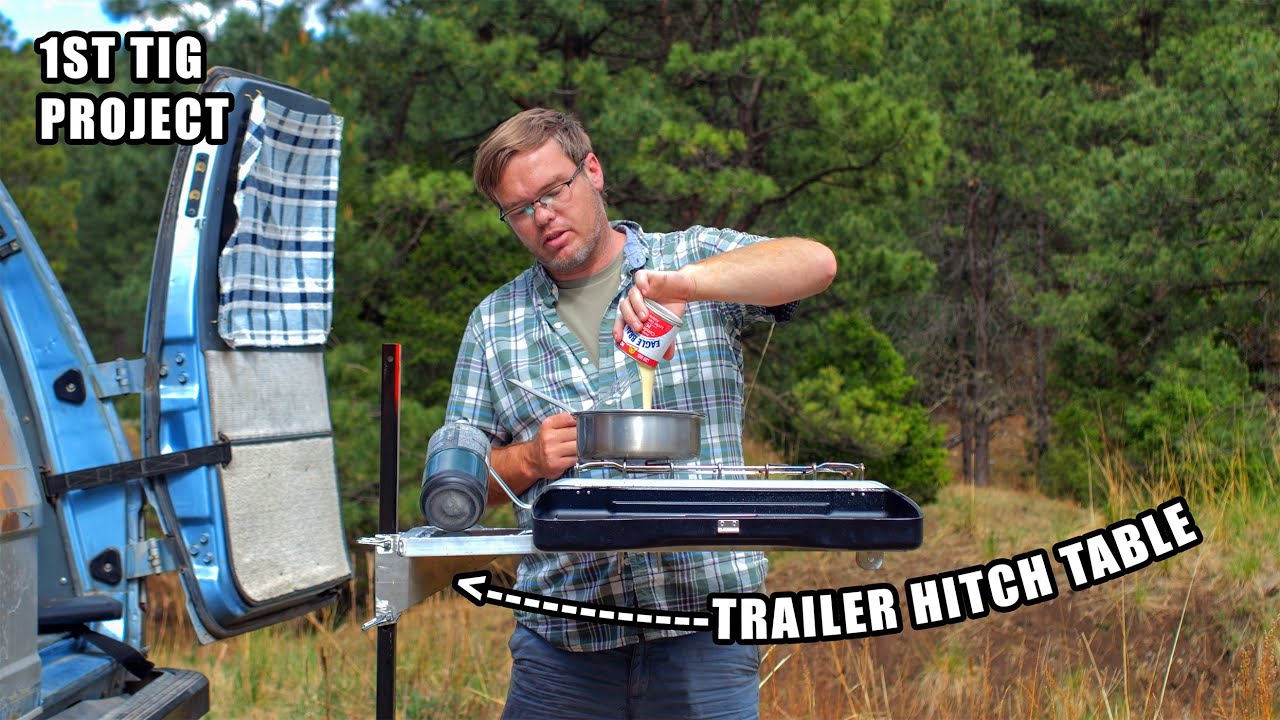 I made a trailer hitch table for my Suburban(First TIG project I ever completed)