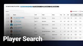 Player Search in Front Office Suite - Just Play Basketball