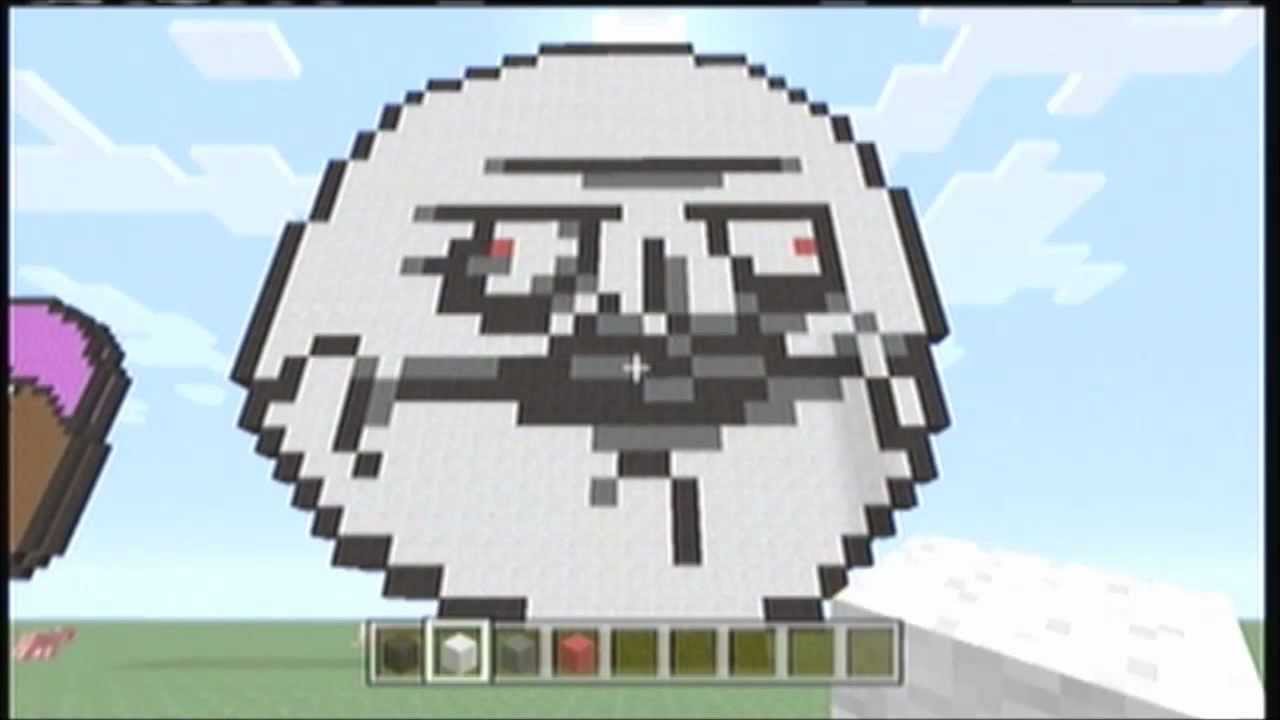 Minecraft: How to Make Me Gusta Face ! STEP BY STEP GUIDE - YouTube
