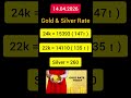 Today's gold and silver rate/ gold price chennai/ shop gold rate