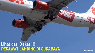 Nonton dari Dekat, Proses Landing Pesawat Terbang di Bandara Juanda Surabaya 2021