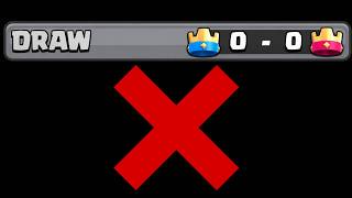 Clash Royale Finally Removed Draws