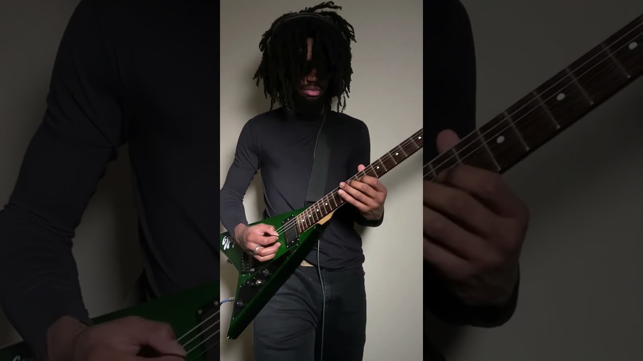 melodic metal shred guitar in C sharp