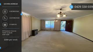 19 Waratah Crescent, WEST ALBURY, NSW, 2640 19 Waratah Crescent, WEST ALBURY, NSW, 2640