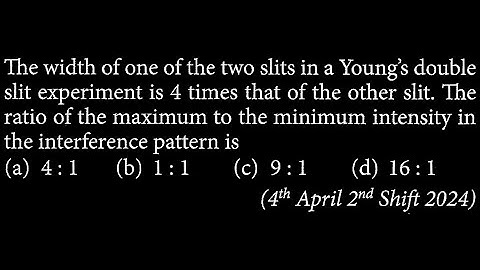 The width of one of the two slits in a Young
