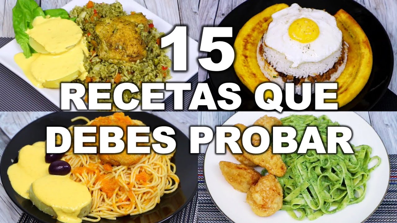 15 RECETAS PERUANAS QUE TIENES QUE PROBAR | Comida Peruana | Sabroso