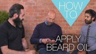 How to apply beard oil with Chris Chassaeud | Men's skincare tutorial screenshot 1