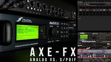 How to Connect Your Axe-Fx - Analog vs. Digital (SPDIF)