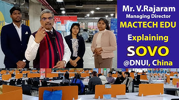 SOVO - Student Enterpreneurship Centre, Special Project Lab @DNUI, China explained by V.Rajaram, MD