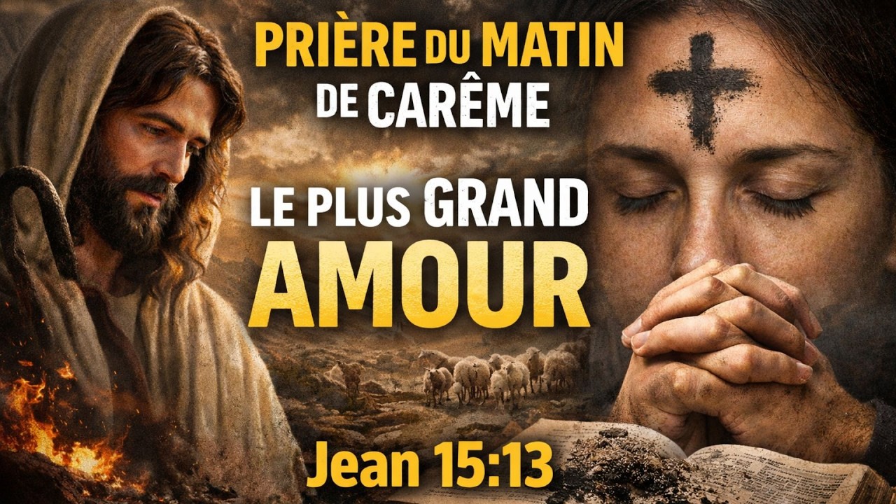 Prière du Matin du Carême | Le Plus Grand Amour – Jean 15:13