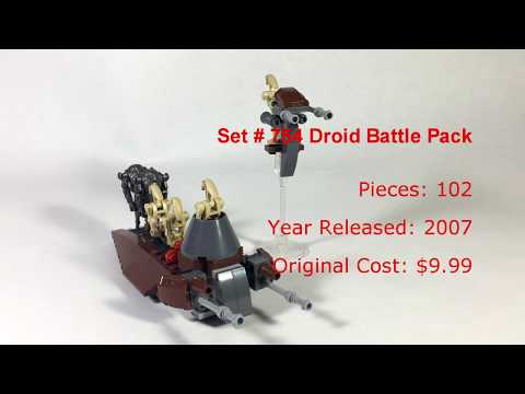 Retro Review: Lego Set #7654 Droids Battle Pack