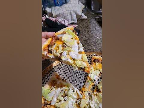 Made "Leftover Taco Pizza" for dinner last night, and it was so