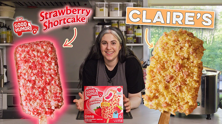 I Tried Making Homemade Strawberry Shortcake Bars | Claire Recreates