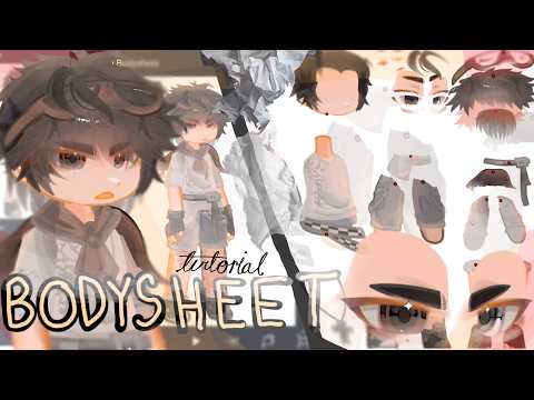| Body sheet, Eye, and Rigging Tutorial | Gacha Tutorial | BEGINNER FRIENDLY | Alight Motion